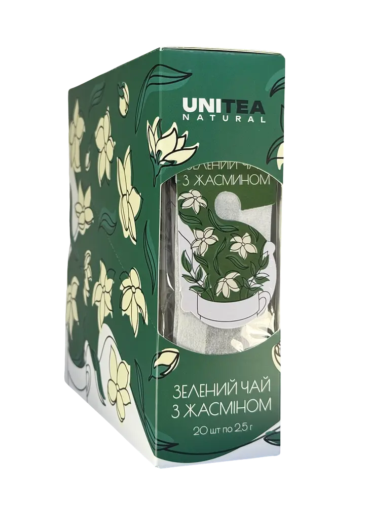 Чай UNITEA Зелений з жасмином