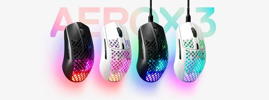 Миша SteelSeries Aerox 3 Wireless Snow (62608) [87292] - фото 6