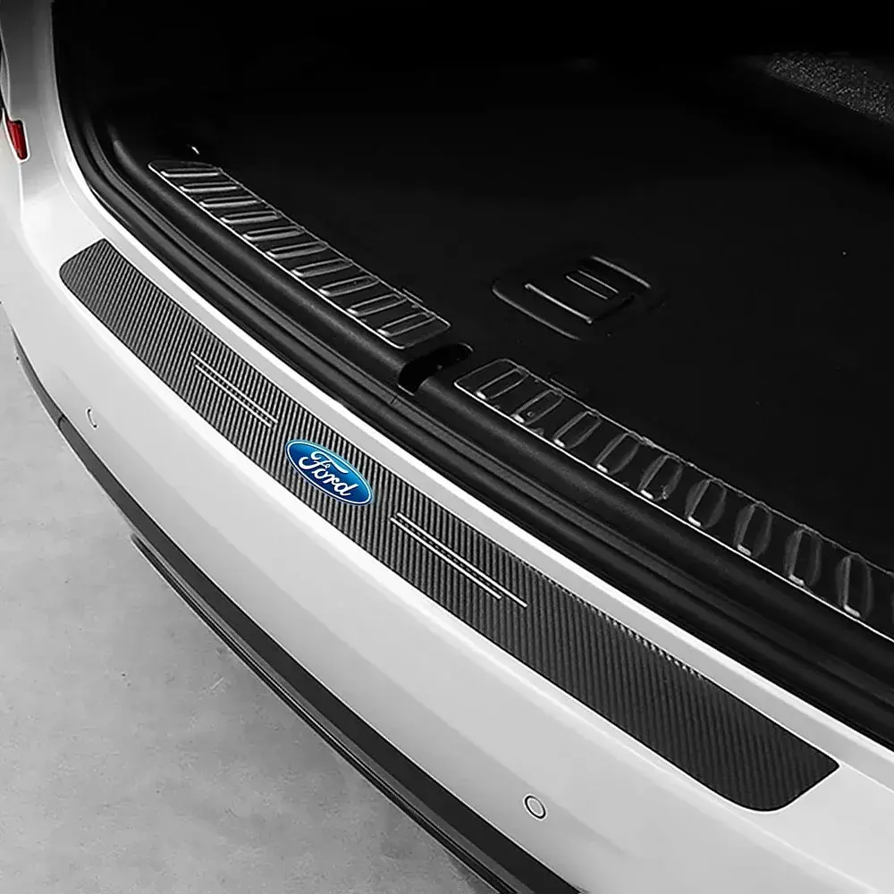 Захисна плівка на поріг багажника FORD карбон 1шт (90х7см) - фото 2