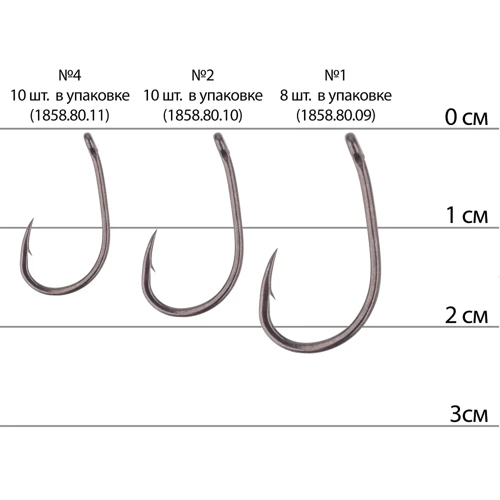 Гачок Brain Wide Gape #1 (8 шт/уп) - фото 2