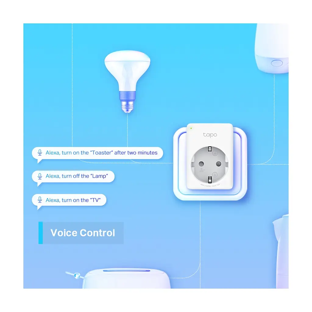 Розумна розетка TP-Link Tapo P100 (2-pack) (Tapo P100(2-pack)) - фото 6