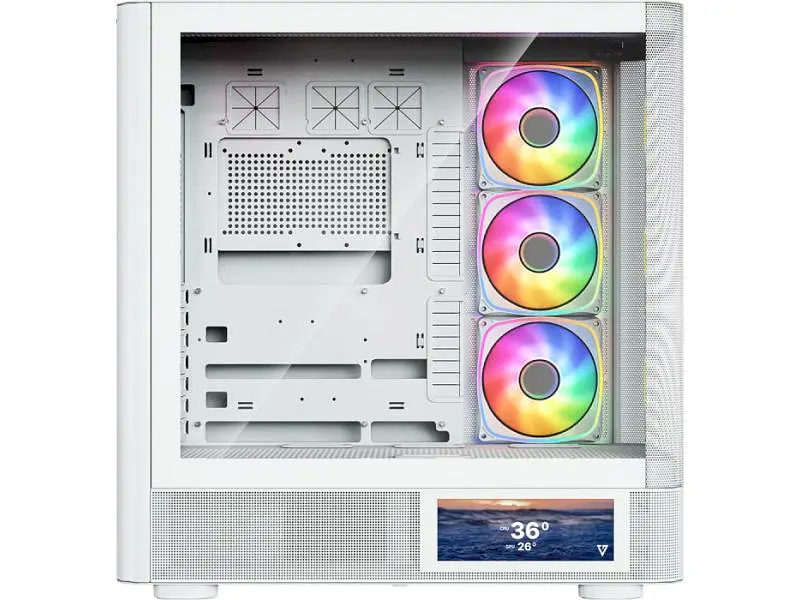 Корпус MODECOM VOLCANO AQ400 ARGB MIDI WHITE (MC-A-AQ400-4FA-W) - фото 5