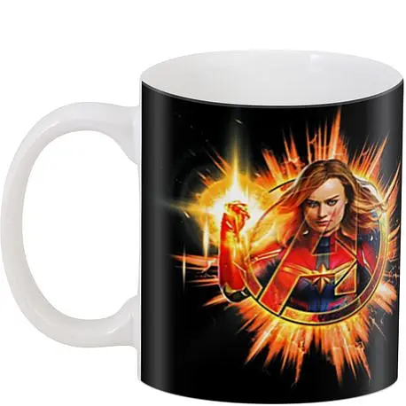 Кружка GeekLand Капитан Марвел Captain Marvel CМ.02.11 330 мл белая - фото 3
