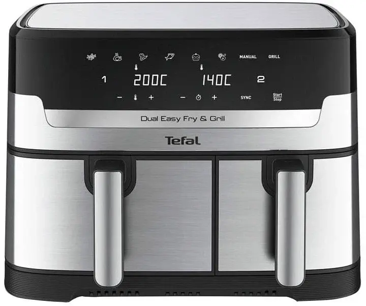 Мультипіч (аерофритюрниця) Tefal Dual Easy Fry & Grill Air Fryer EY905D10