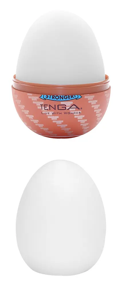Мастурбатор яйцо Tenga Egg Hard Boiled Spiral белый - фото 2