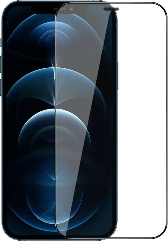 Захисне скло Tempered Glass Full Curved Apple iPhone 12 / 12 Pro black - фото 2