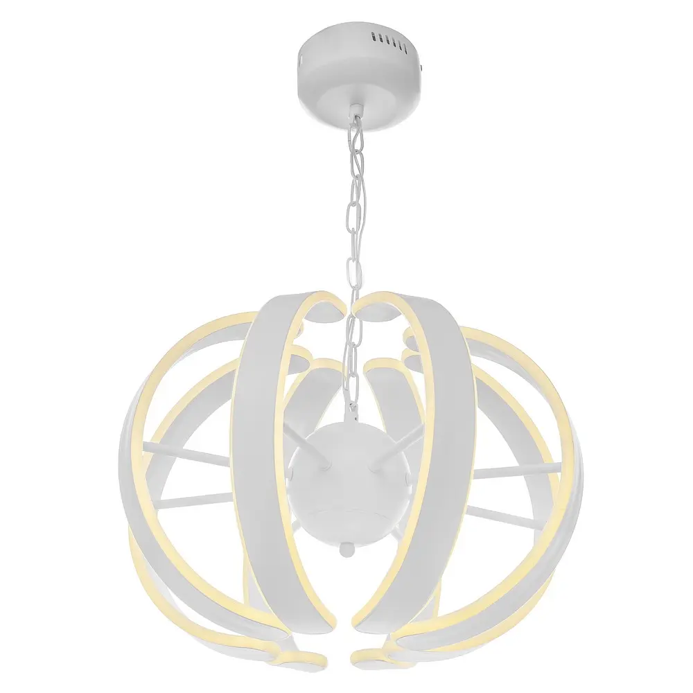 Люстра подвесная Brille для спальни LED 192W NW WH (BL-539S/8) - фото 5