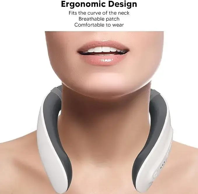 Імпульсний масажер для шиї Four-Head Cervical Massager PK-718 з 4 головками - фото 4