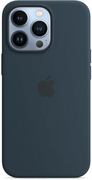 Чохол Silicone Case з MagSafe для Apple iPhone 13 Pro (6.1) Abyss Blue ААА [72334] - фото 6