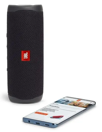 Портативна колонка JBL Flip 5 Black (JBLFLIP5BLKEU) (6702503) - фото 4