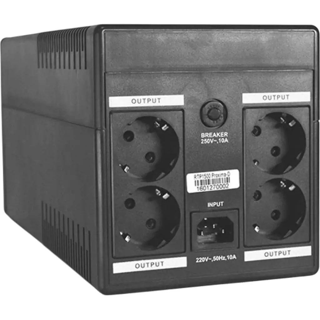 Джерело безперебійного живлення (ДБЖ) Ritar RTP1200 (720W) Proxima-L [168117] - фото 2