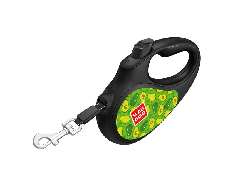 Повідець для собак WAUDOG R-leash Авокадо світловідбиваюча стрічка S 5 м (8124-0048-01) - фото 2