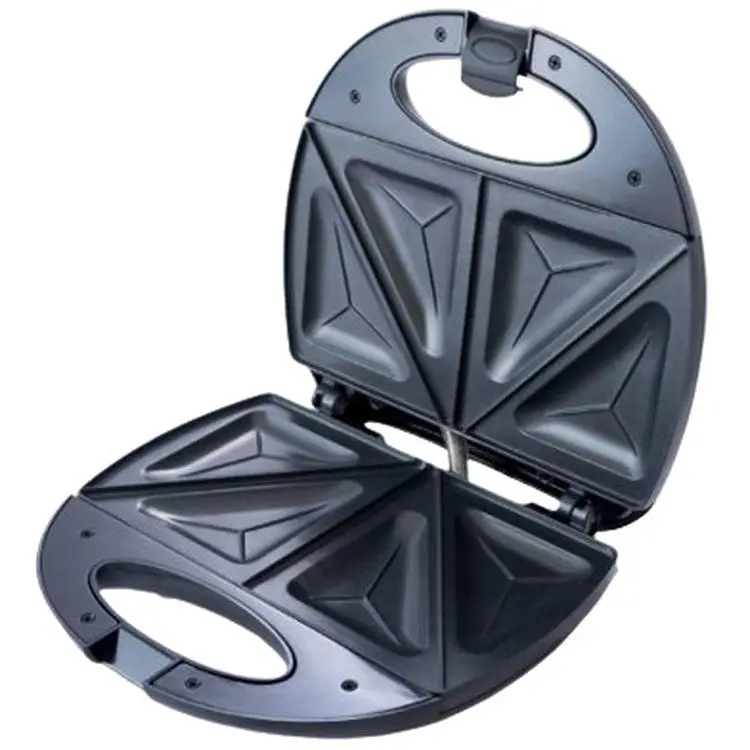 Сэндвичница Crownberg CB-1069 антипригарная 750 Вт черная (CB-1069_496) - фото 2