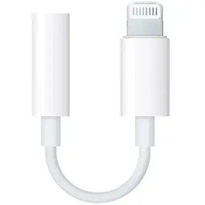 Адаптер перехідник для звука FoxConn 3.5 мм to Lightning High C0py ( ммX62FE / ммX62 / A1749) 10 см