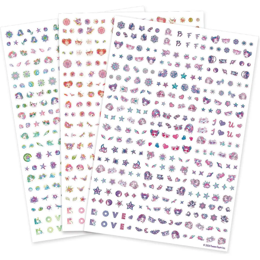 Набор наклейок на ногти Nebulous Stars Боди-Арт Звездная красота в ассортименте (11459) - фото 4