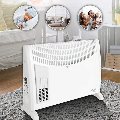Конвекторный обогреватель Adler AD 7705 - фото 9