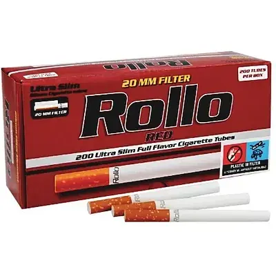 Гильзы Rollo Ultra Slim Red 6.5х20 мм Red 200 шт. - фото 3