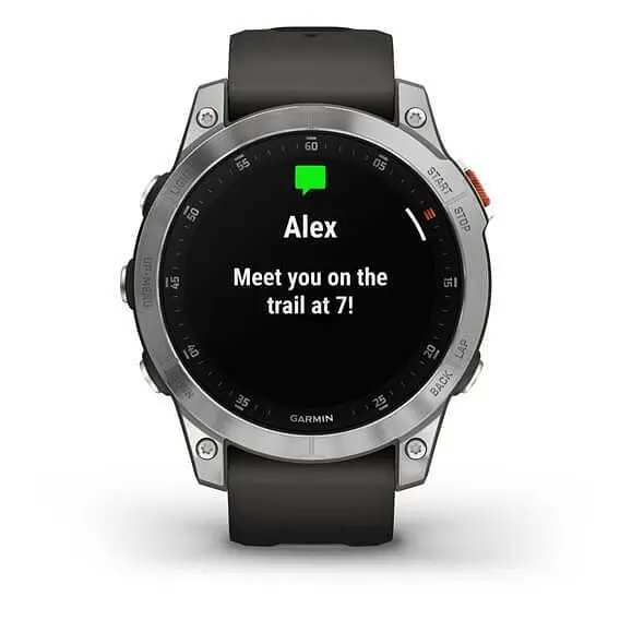 Смарт-часы Garmin Epix Gen 2 Standard Edition 47 мм Slate Steel with Graphite Band 010-02582-00/01 [70947] - фото 3