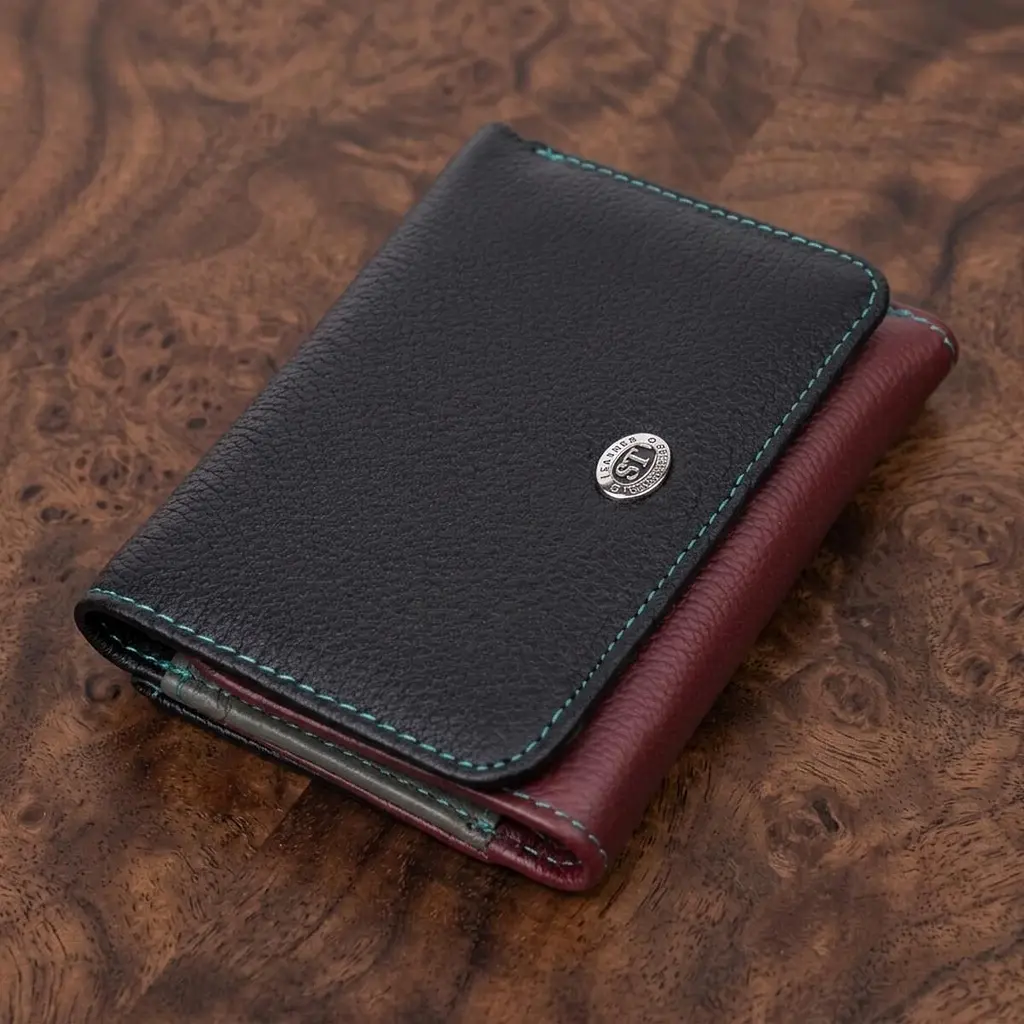 Зручний гаманець для дівчат із натуральної шкіри ST Leather 22497 різнокольоровий - фото 11