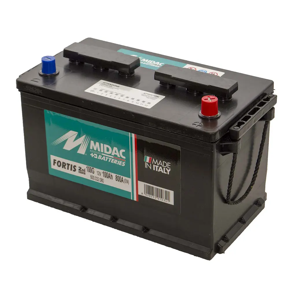Акумулятор 6СТ-100A MIDAC FORTIS Asia, 12V, 100Ah (-/+) Євро, EN800А - фото 3
