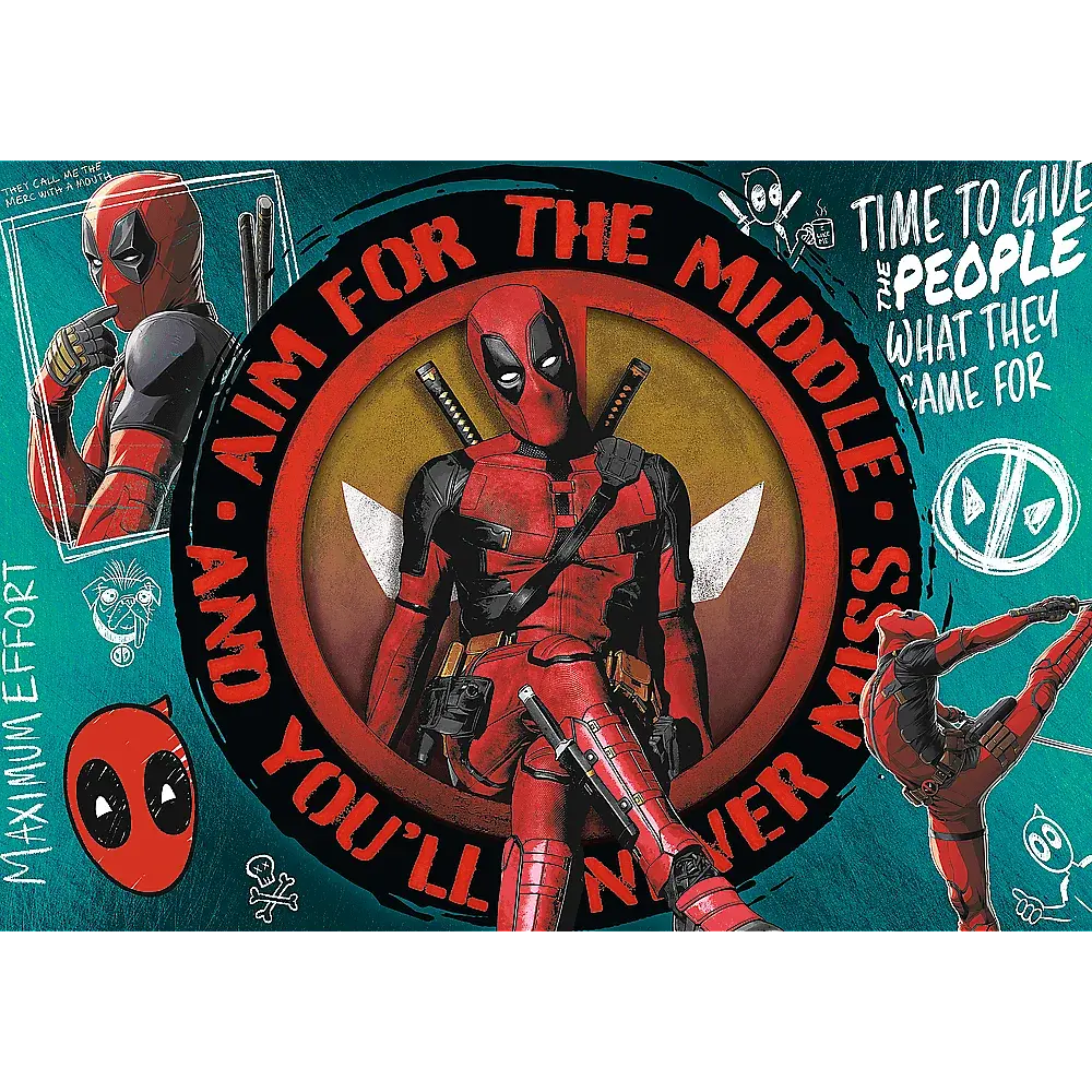 Пазл Дэдпул (Deadpool) Marvel - 1000 шт. TREFL 10835 - фото 3