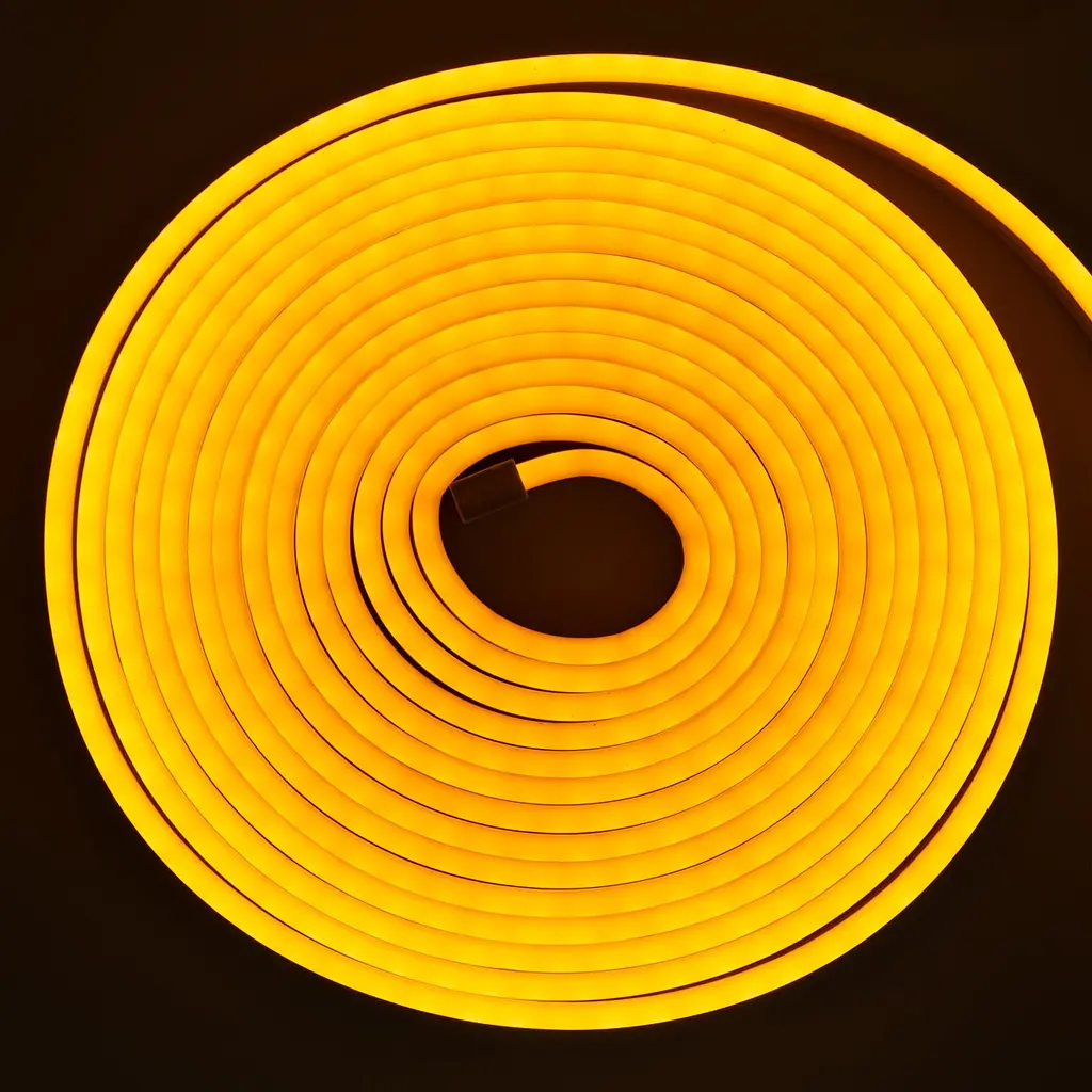 Комплект неоновых лент LED NEON 2×5 м, жёлтая и синяя, с блоком питания и пультом - фото 8