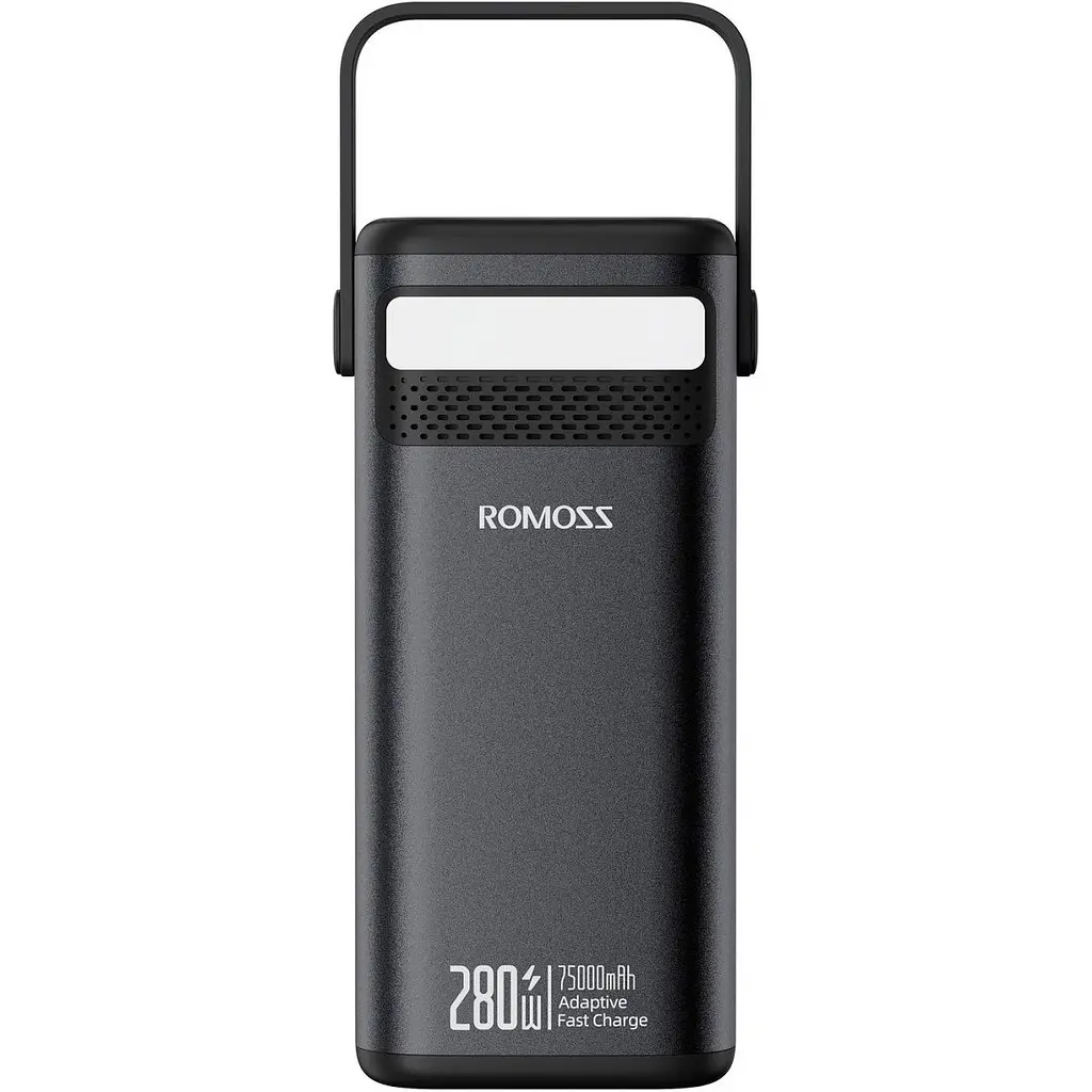 Внешний аккумулятор Romoss PMT75 75000mAh 280W Black [PMT75-1E2-2133H] [120786] - фото 2