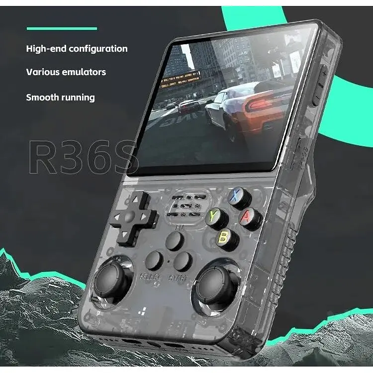 Ретро ігрова приставка Data Frog R36s 15000 games in 1 White [118149] - фото 4