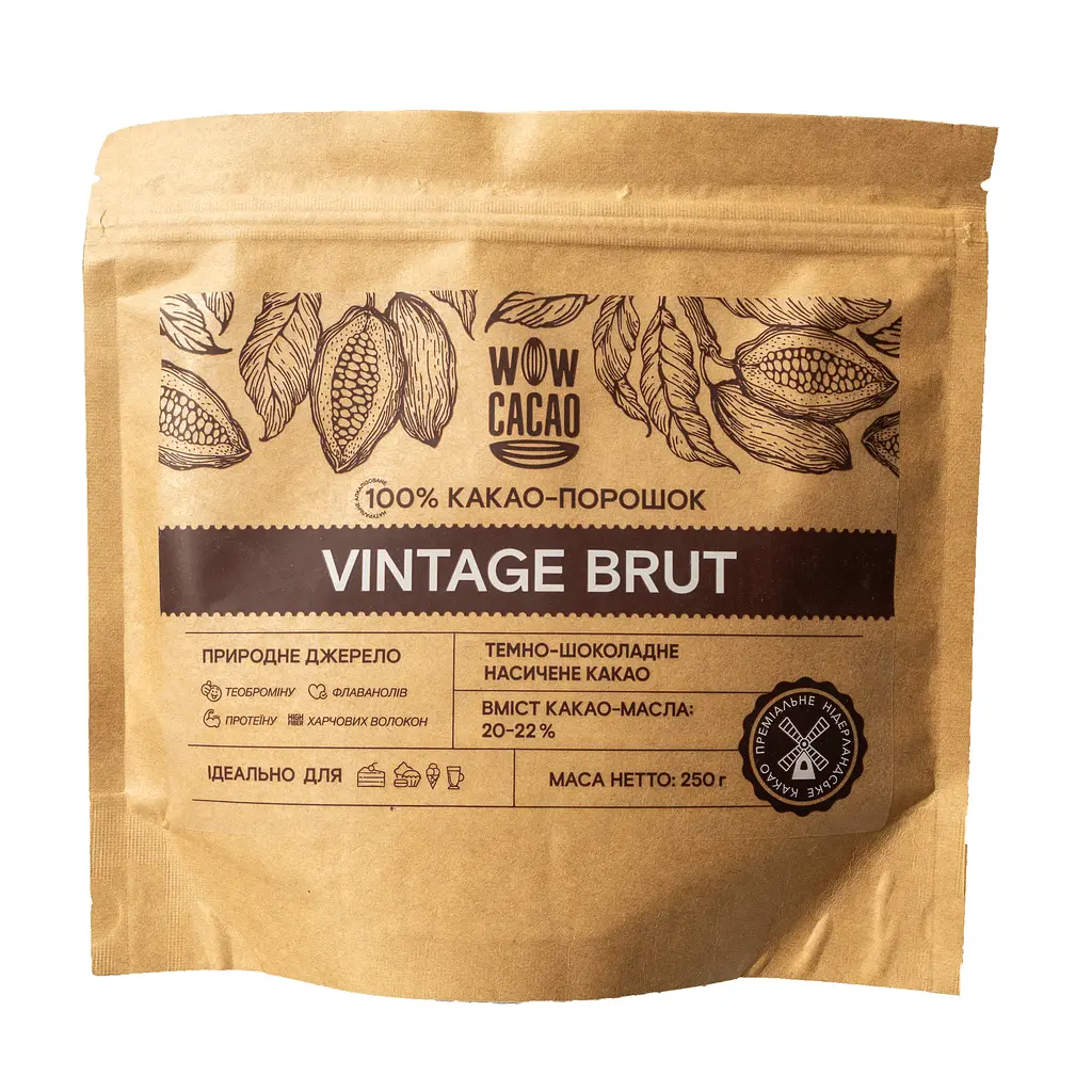 Какао-порошок WOW CACAO Vintage Brut - фото 4