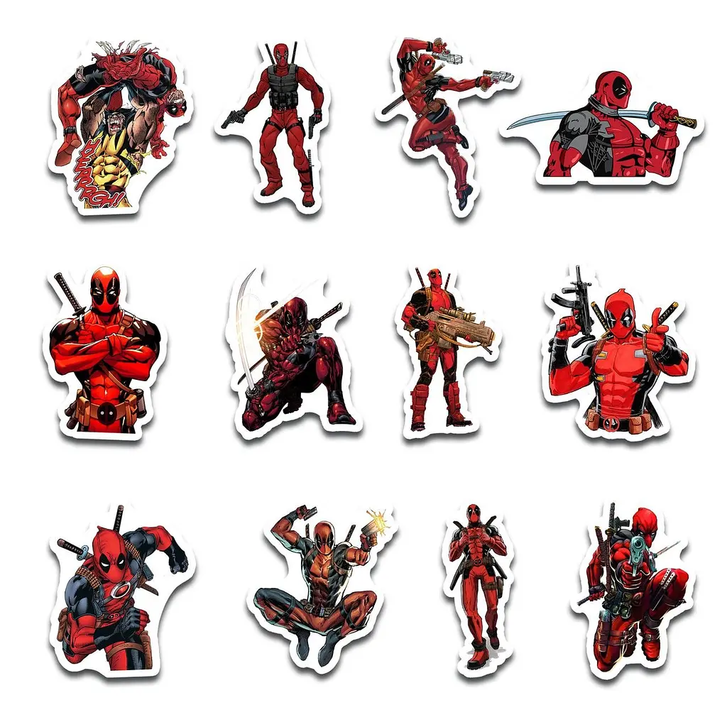 Стикерпак GeekLand Deadpool 45 штук (SP DP 01) - фото 4