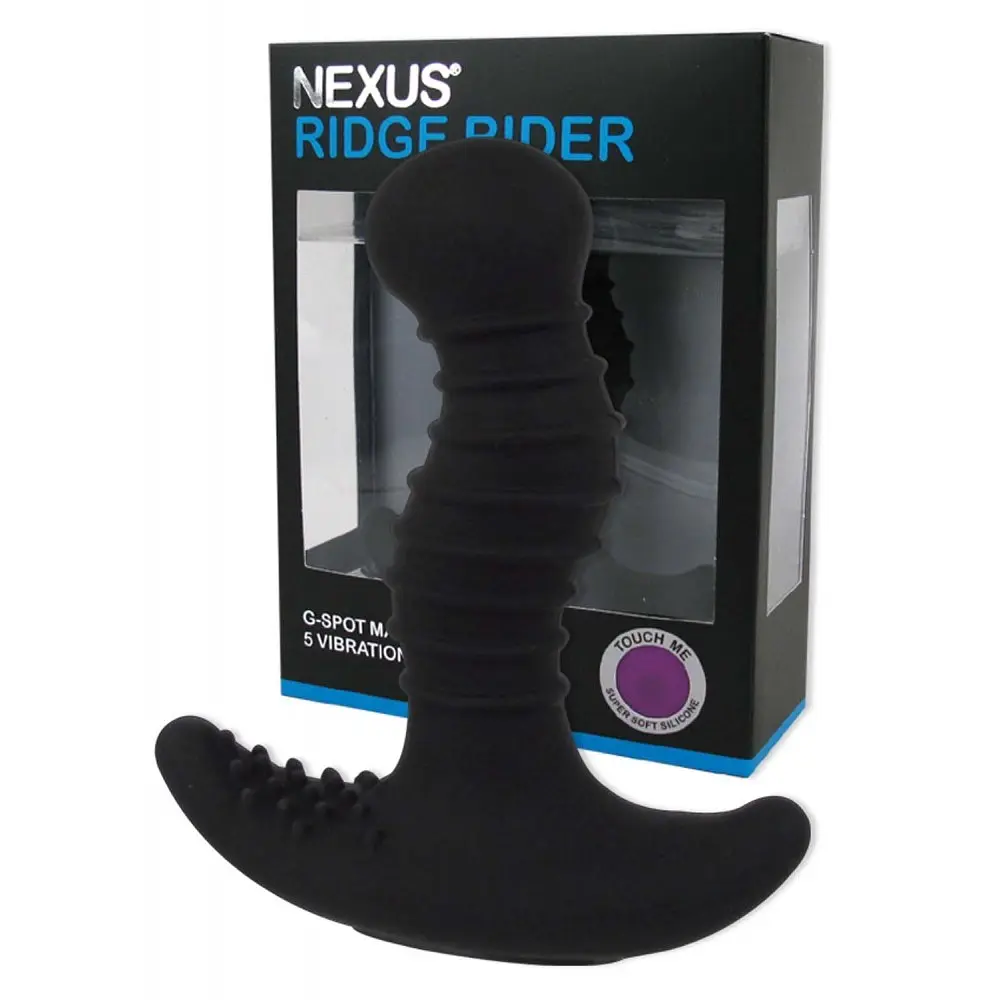 Масажер простати Nexus-Ridge Rider Black, 9.5х3.5 см (чорний) - фото 4
