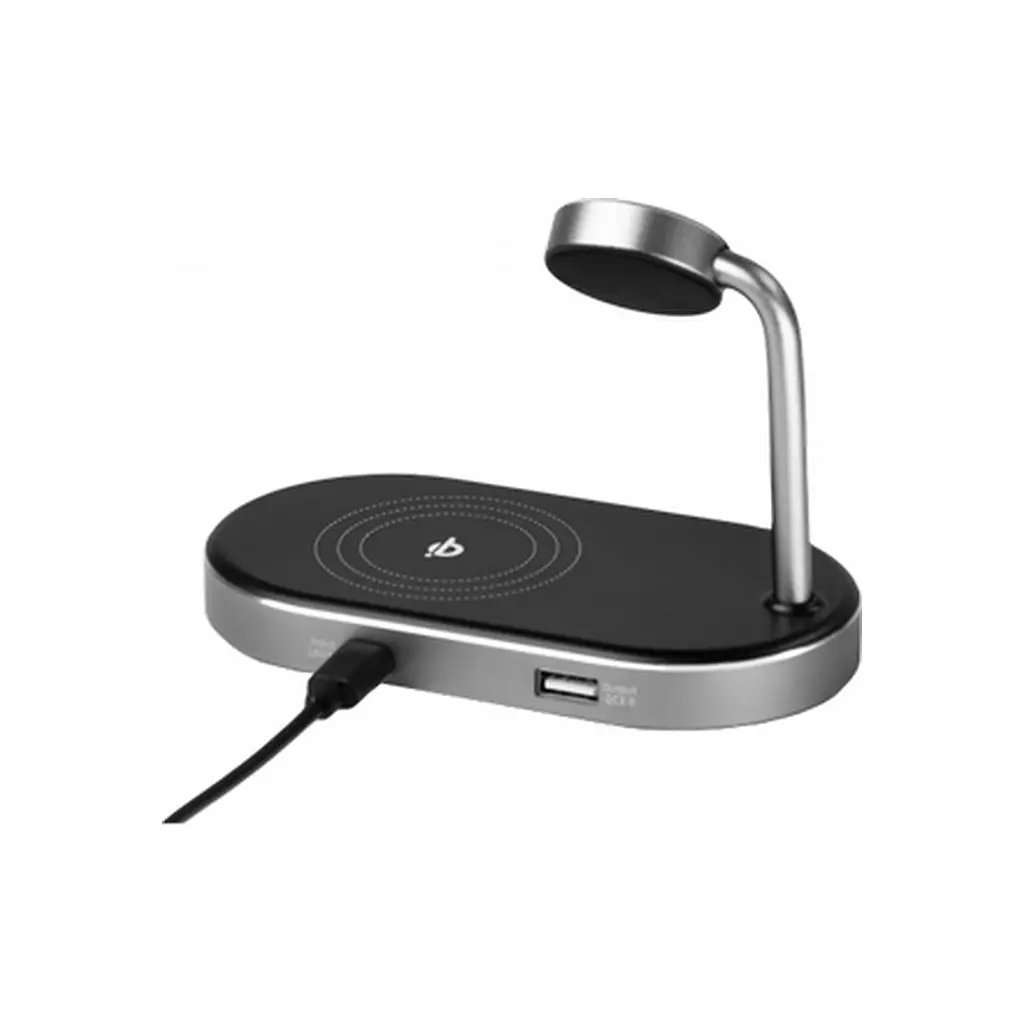 Зарядний пристрій Verbatim 3in1 Apple Watch and iPhone Charging Stand (49556) - фото 5