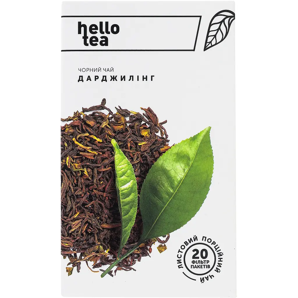Чай чорний Hello Tea Дарджилінг 50 г (20 шт. х 2.5 г) (930234) - фото 3