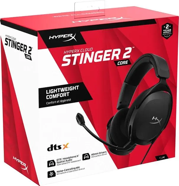 Ігрова гарнітура HyperX Cloud Stinger 2 Core Wired Black (683L9AA) - фото 6