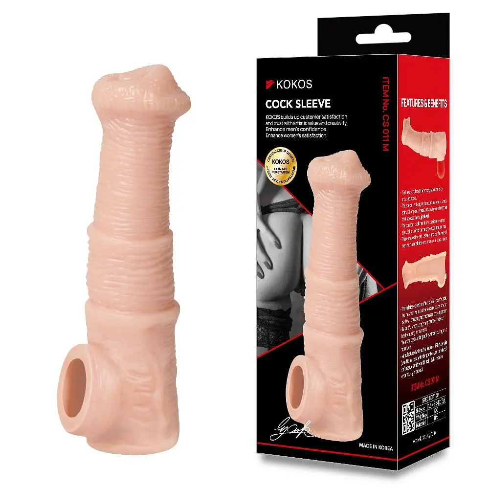 Насадка на член Kokos Cock Sleeve CS 011, M - фото 5