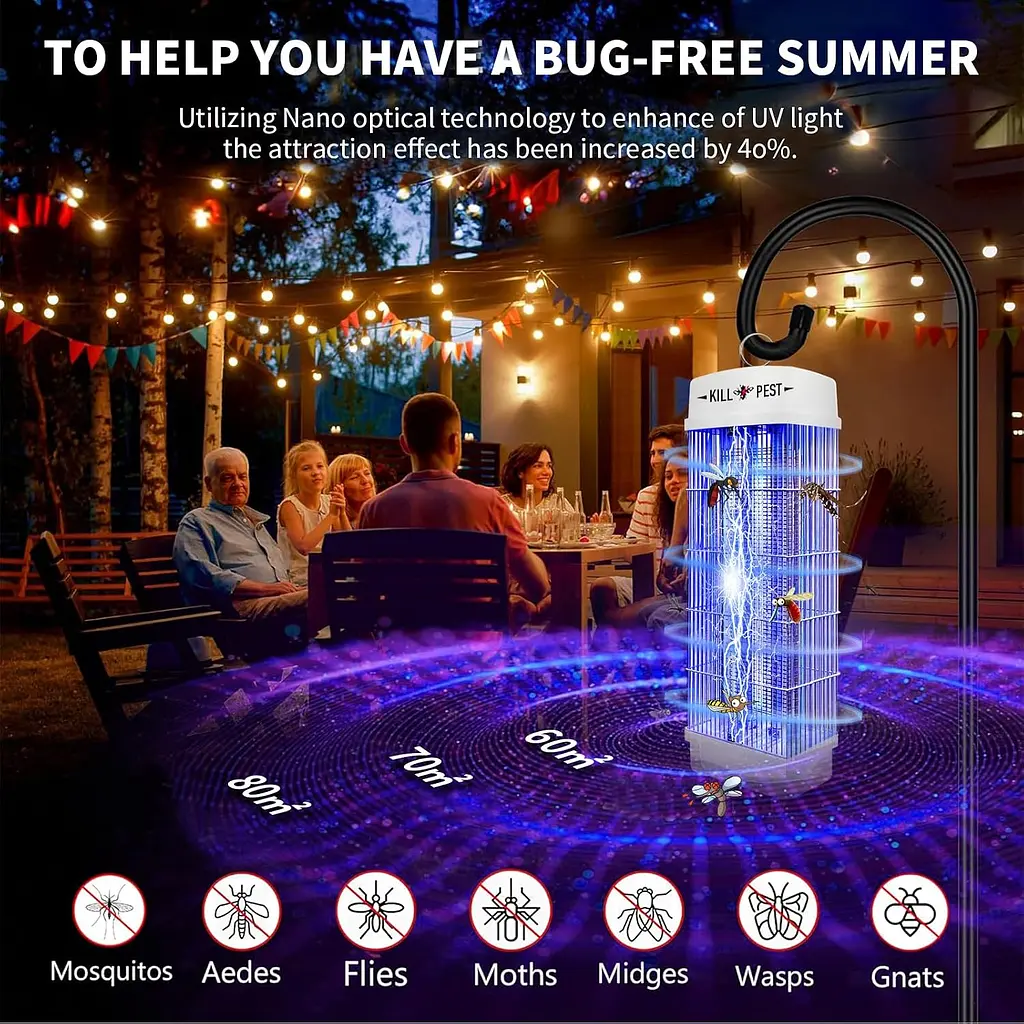 Лампа від комах Renata Electric Insect Killer RT-1X15W 10 Вт - фото 4