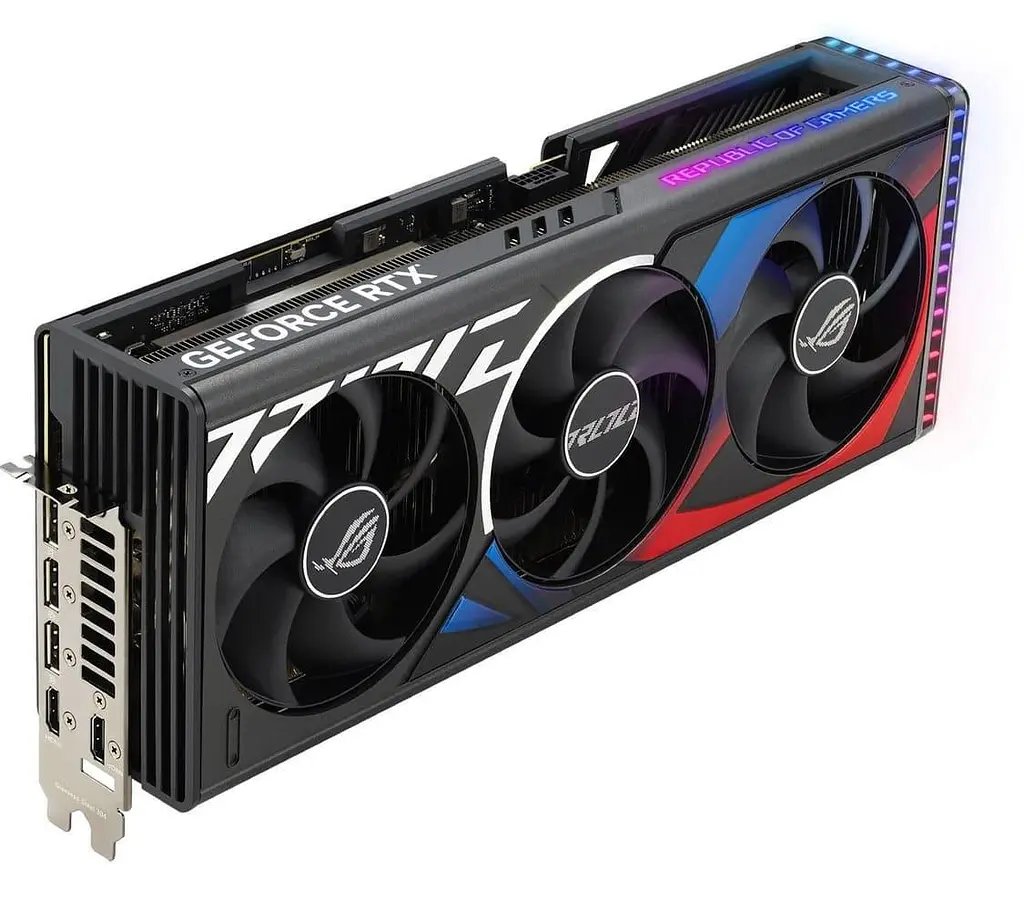 Видеокарта ASUS RTX 4080 SUPER 16Gb ROG STRIX OC (ROG-STRIX-RTX4080S-O16G-GAMING) (GDDR6X, 256 bit, PCI-E v4.0 x16) Б/у - фото 2