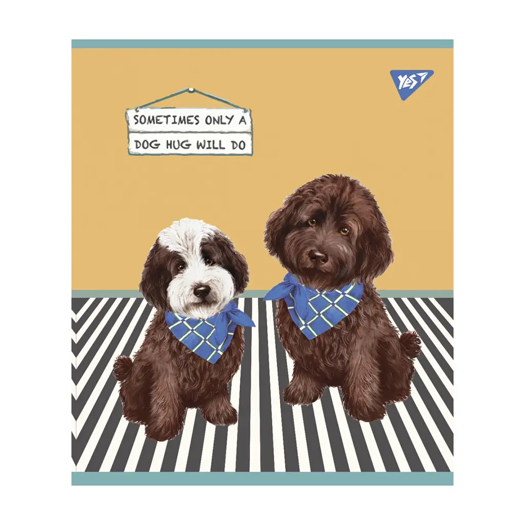 Зошит Yes А5 Dogs 24 аркушів клітинка (766834), в асортименті - фото 3