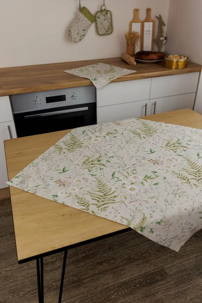 Скатертина на стіл наперон Прованс Herbal 85х85 см (44874) - фото 5