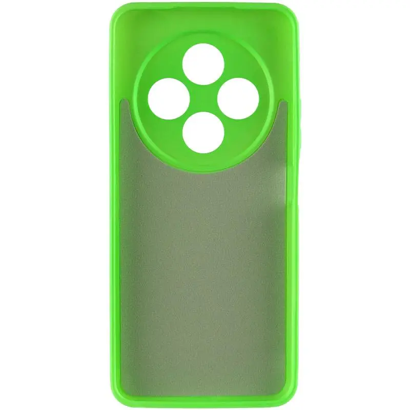 Чехол TPU GETMAN Liquid Silk Full Camera для Xiaomi Redmi 14C / Poco C75 Салатовый / Neon Green - фото 5
