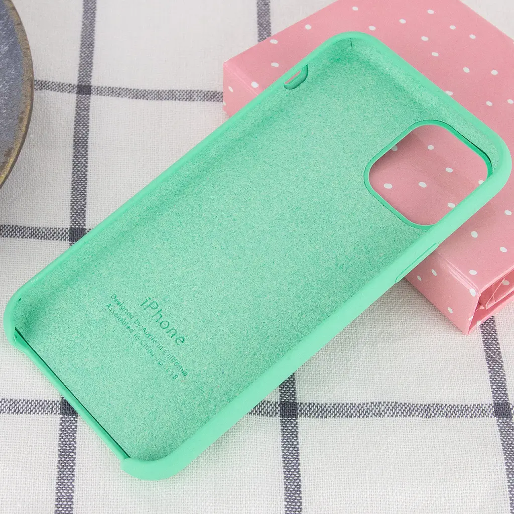 Чохол Silicone Case AA для Apple iPhone 11 Pro 5.8" Зелений / Spearmint - фото 3