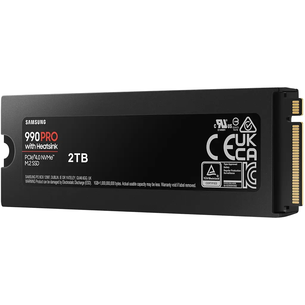 Накопичувач SSD M.2 2280 2TB 990 PRO with Heatsink Samsung (MZ-V9P2T0CW) - фото 5