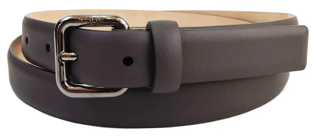 Ремінь жіночий Tod's 85-106 см 2.5 см шкіра Сірий - фото 10