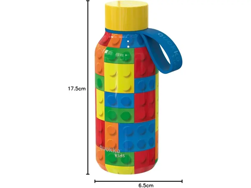 Дитяча термопляшка Quokka Color Bricks 330 мл (40143) - фото 2