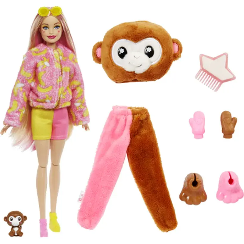Лялька Barbie Cutie Reveal Друзі з джунглів Мавпеня (HKR01) - фото 2