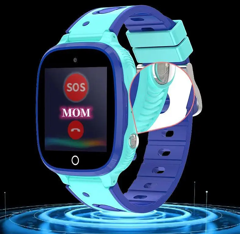 Смарт годинник дитячий Q18 з GPS трекером, двосторонніми дзвінками, камерою, прослушкою та українською мовою Чорний - фото 5