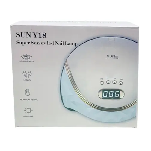 Лампа для маникюра SUN Y18 UV/LED с датчиком движения и цифровым дисплеем 248 Вт Розовый - фото 4