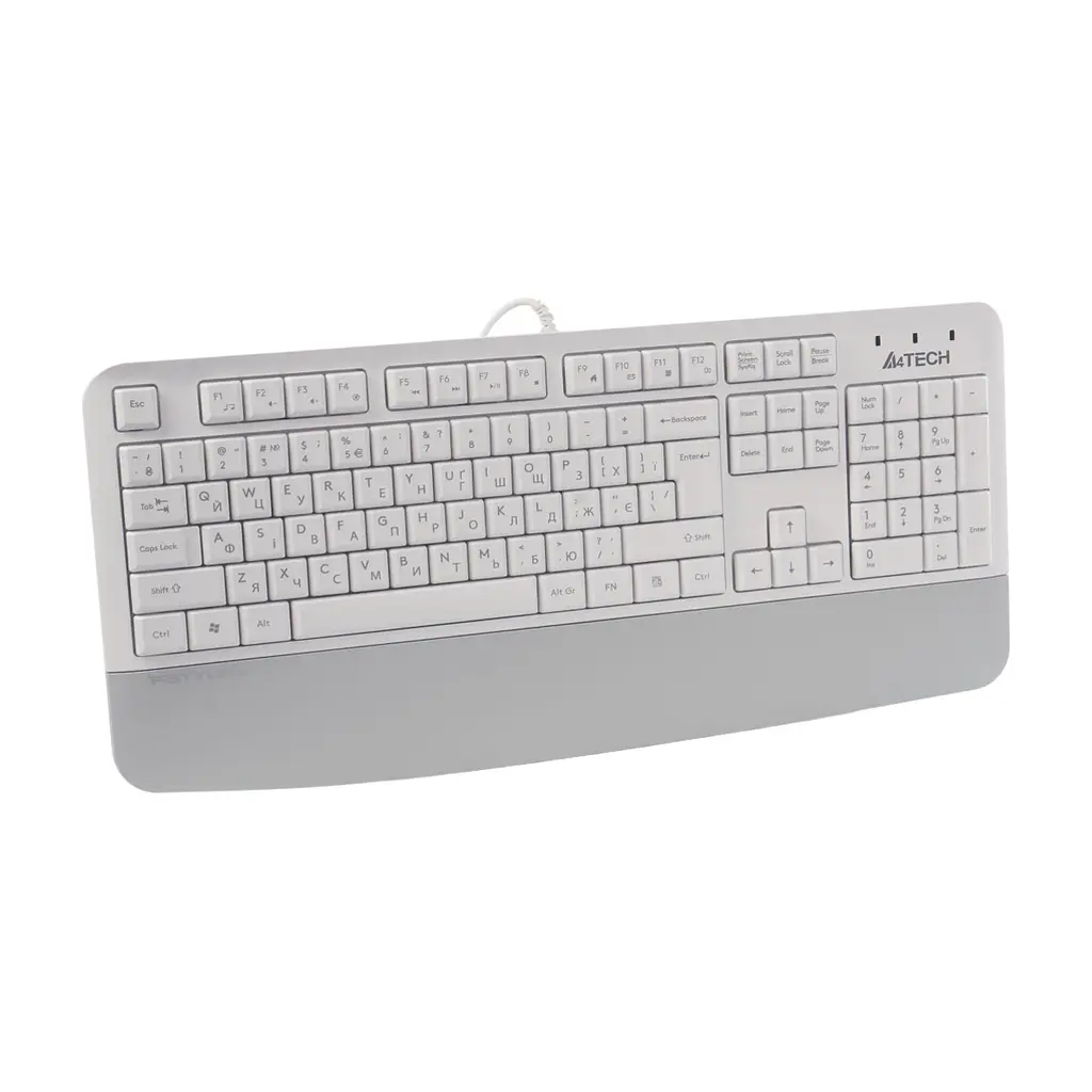 Клавіатура A4Tech FK20 USB UA White (4711421003216) - фото 2