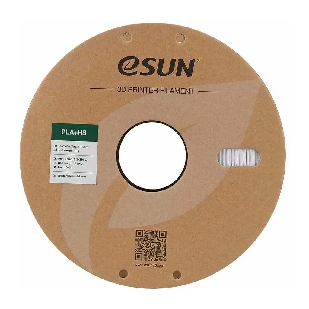 Пластик для 3D-принтера eSUN ePLA+HS, 1.75 мм, 1 кг, cold white (EPLA+HS-P175CW1) - фото 2