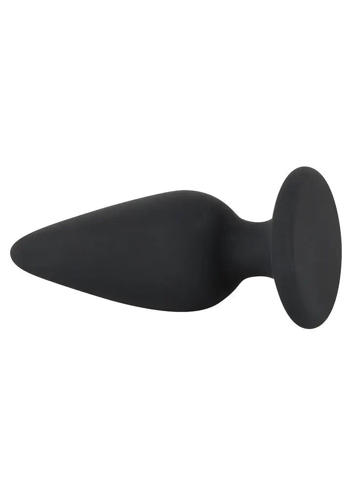 Анальна пробка Orion Black Velvets Heavy Plug Medium 8.9 см (чорний) - фото 7